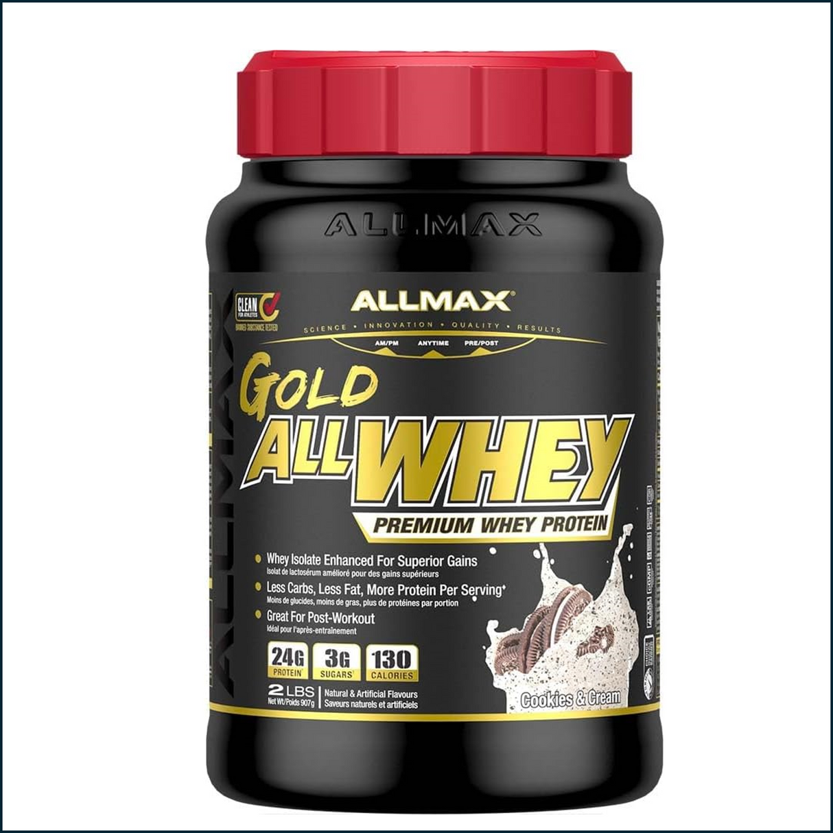 Allmax AllWhey Gold Whey Protein, 2lbs