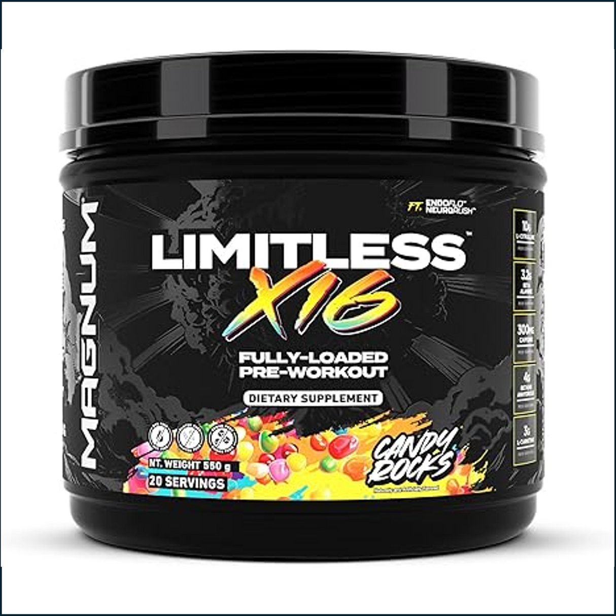 Magnum Limitless X16 Pre-WorkOut, 20 Servings