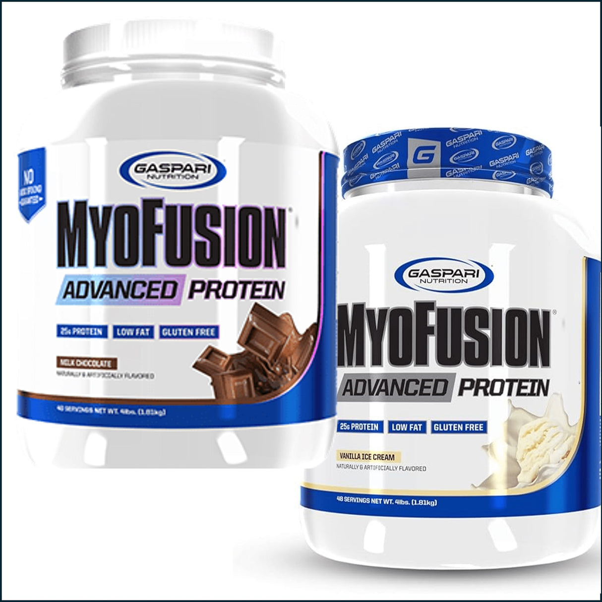 Gaspari Nutrition MyoFusion, 2 x 4lbs Protein Gaspari Nutrition