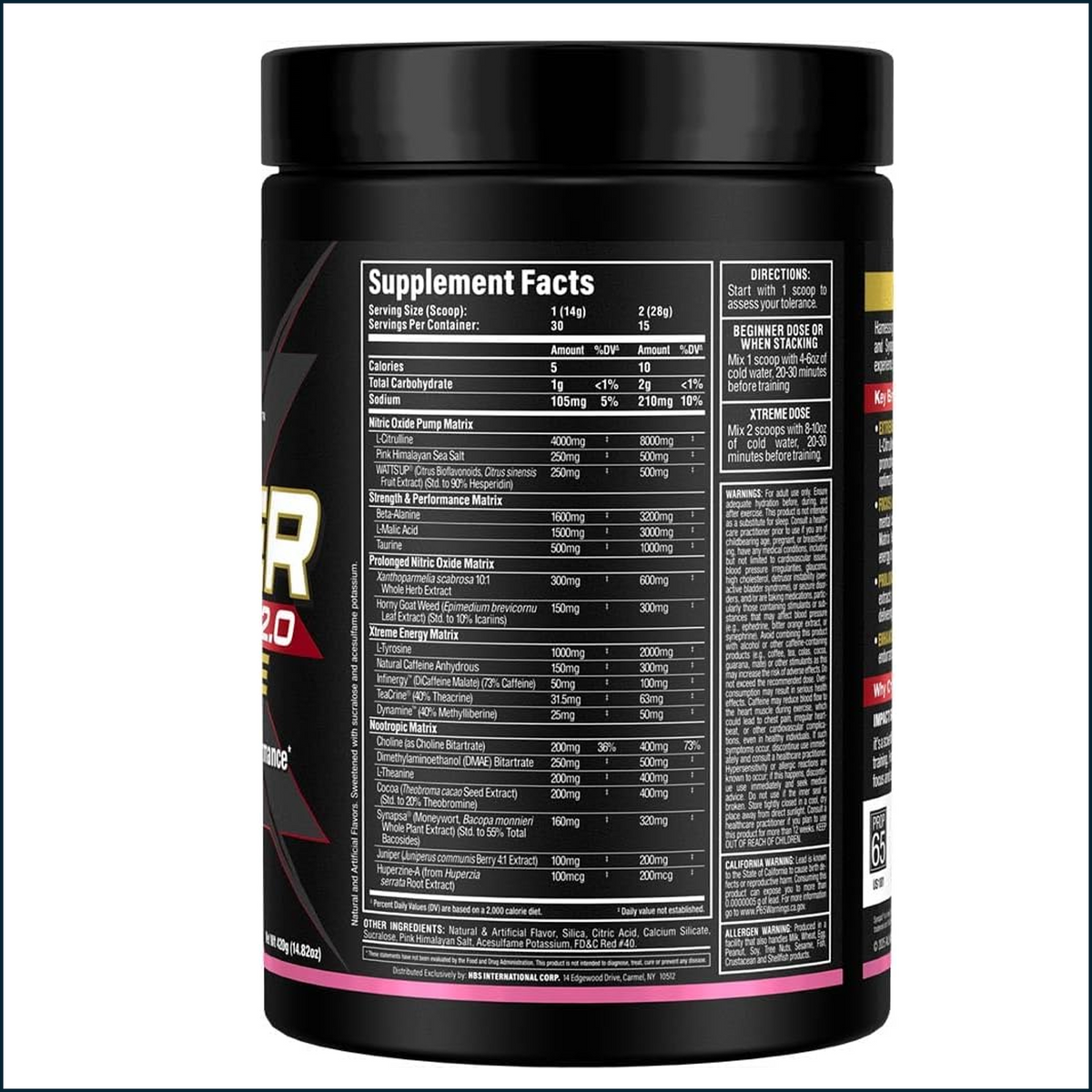 Allmax Impact Igniter Xtreme 2.0, 30 Servings