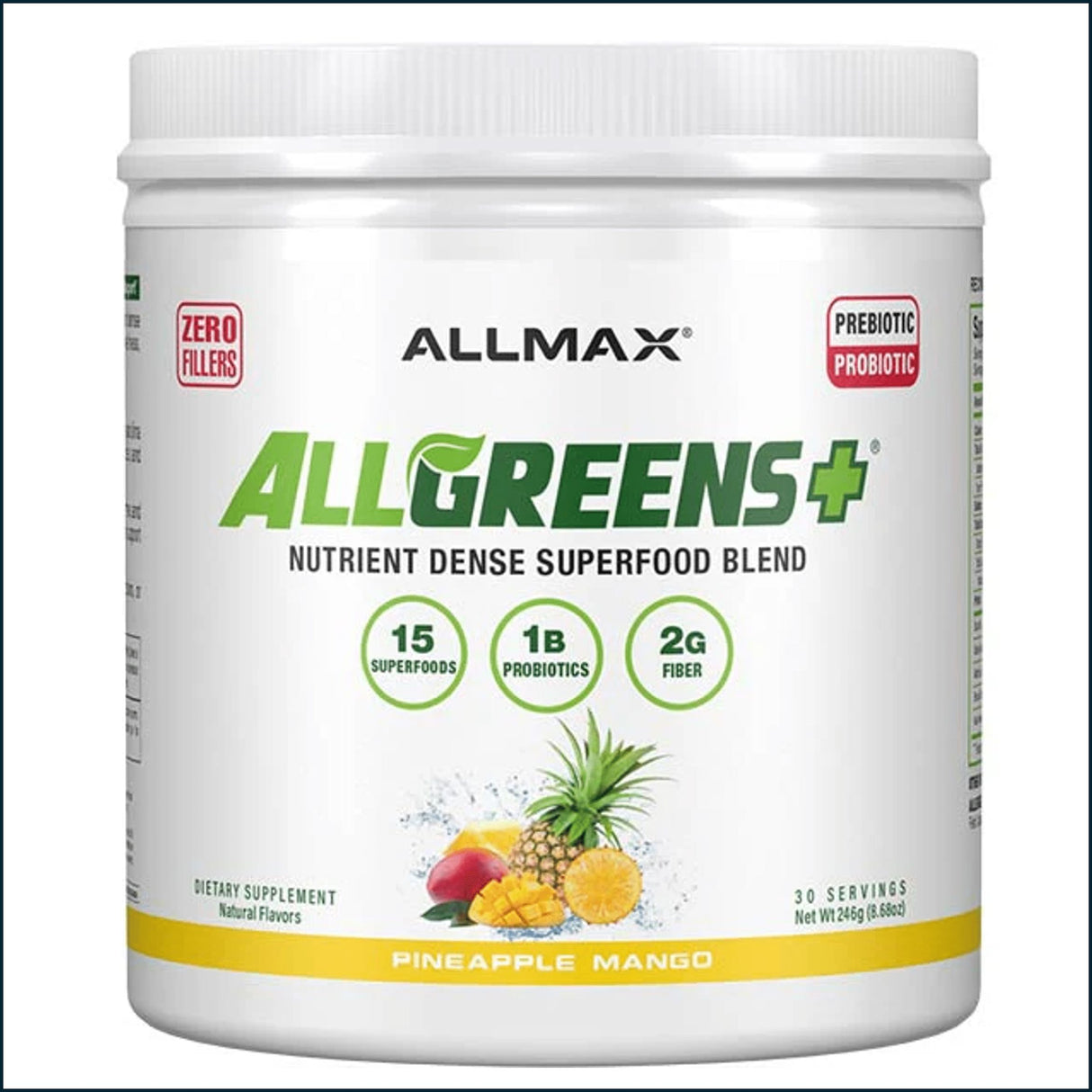 AllMax AllGreens+, 30 Servings Vitamins | Herbs Allmax Nutrition