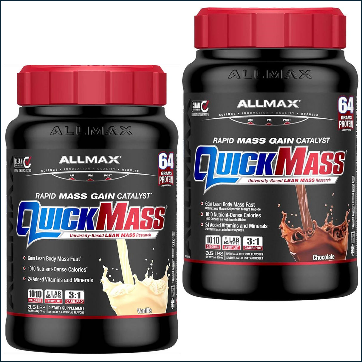 Allmax QuickMass, 2 x 3.5lbs