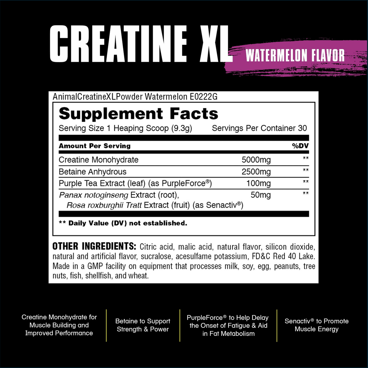 Animal Creatine XL, 30 Servings