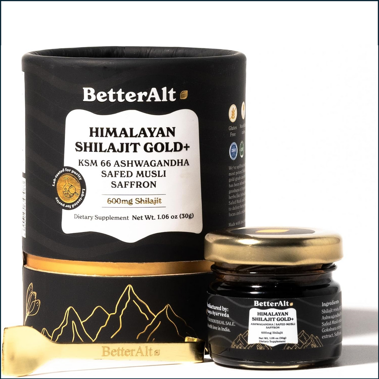 BetterAlt Himalayan Shilajit Gold+, 30g