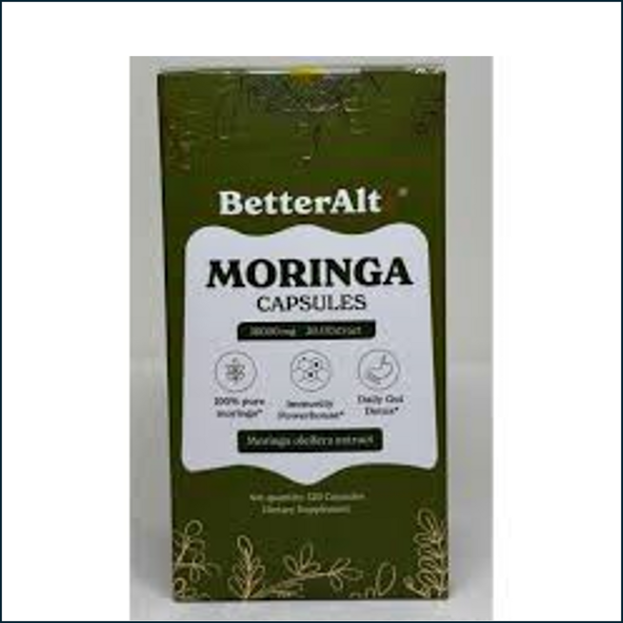 BetterAlt Moringa, 120 Capsules