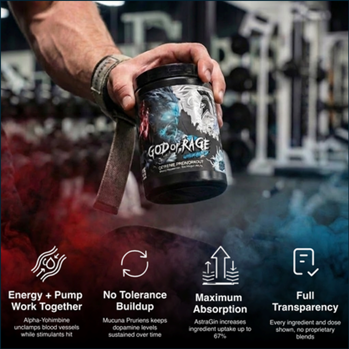 Centurion Labz God of Rage Unchained, 25 Servings (Clumping Product)