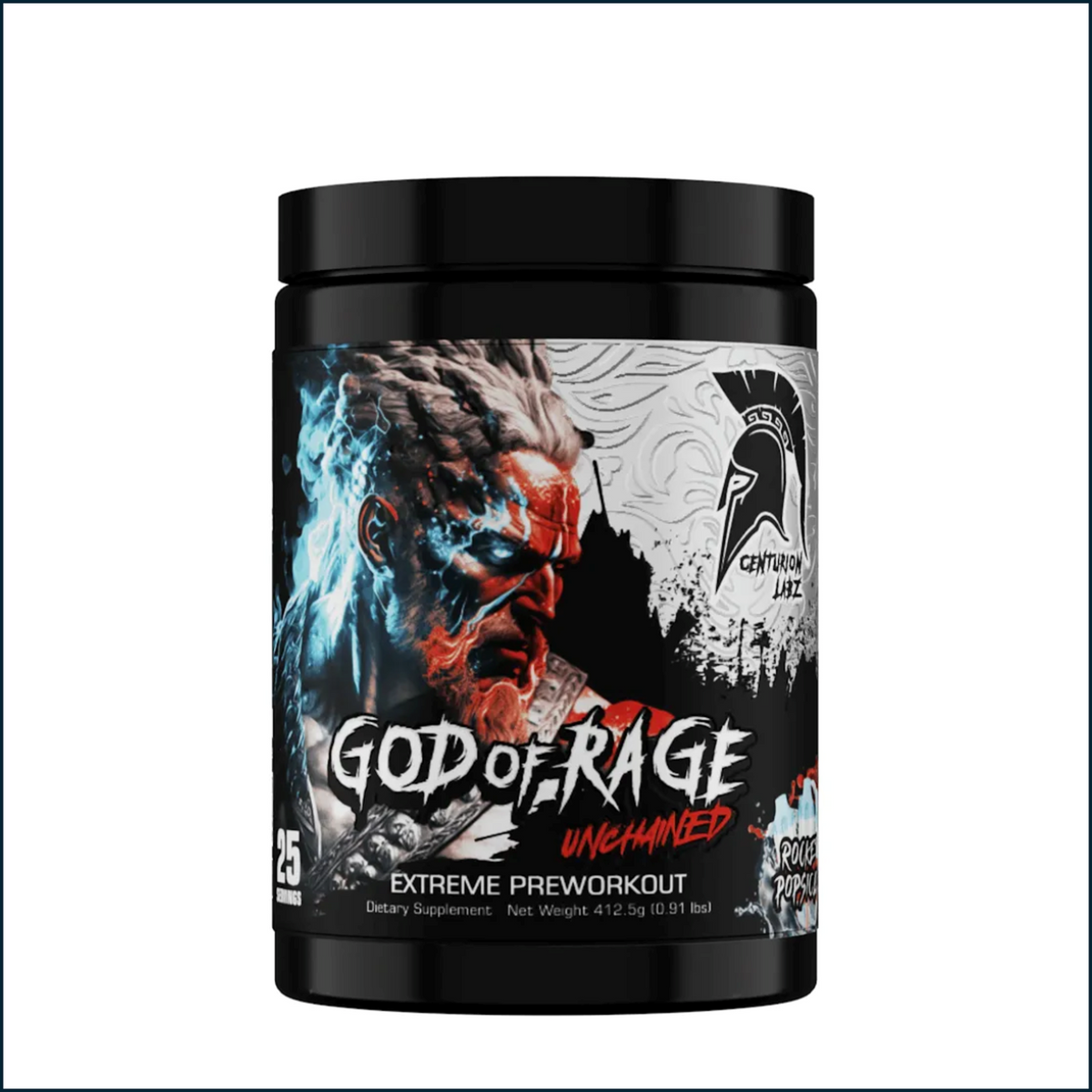 Centurion Labz God of Rage Unchained, 25 Servings (Clumping Product)