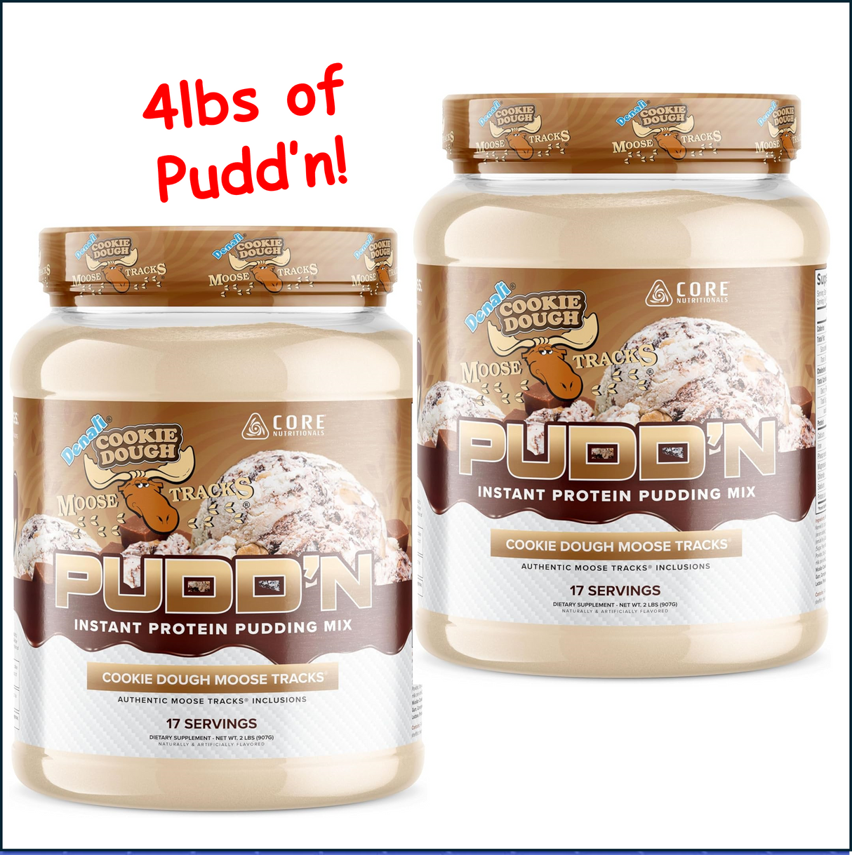 Core Nutritionals Protein Pudd'n Mix, 2 x 2lbs