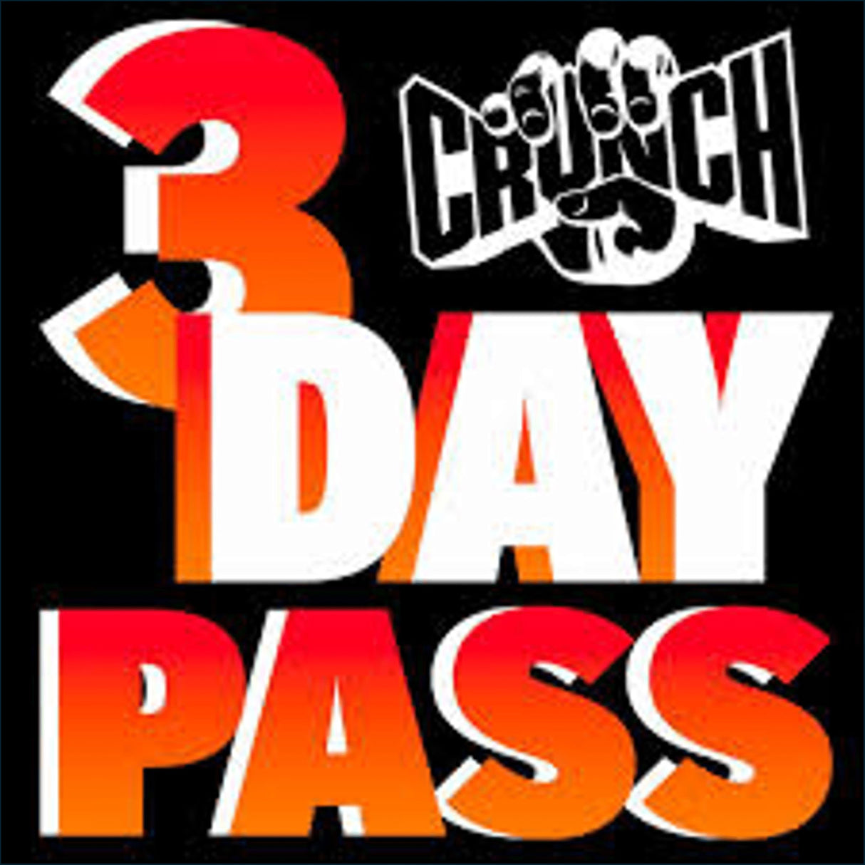 Crunch Fitness 3 Day Pass - Free Sample Crunch Fitness