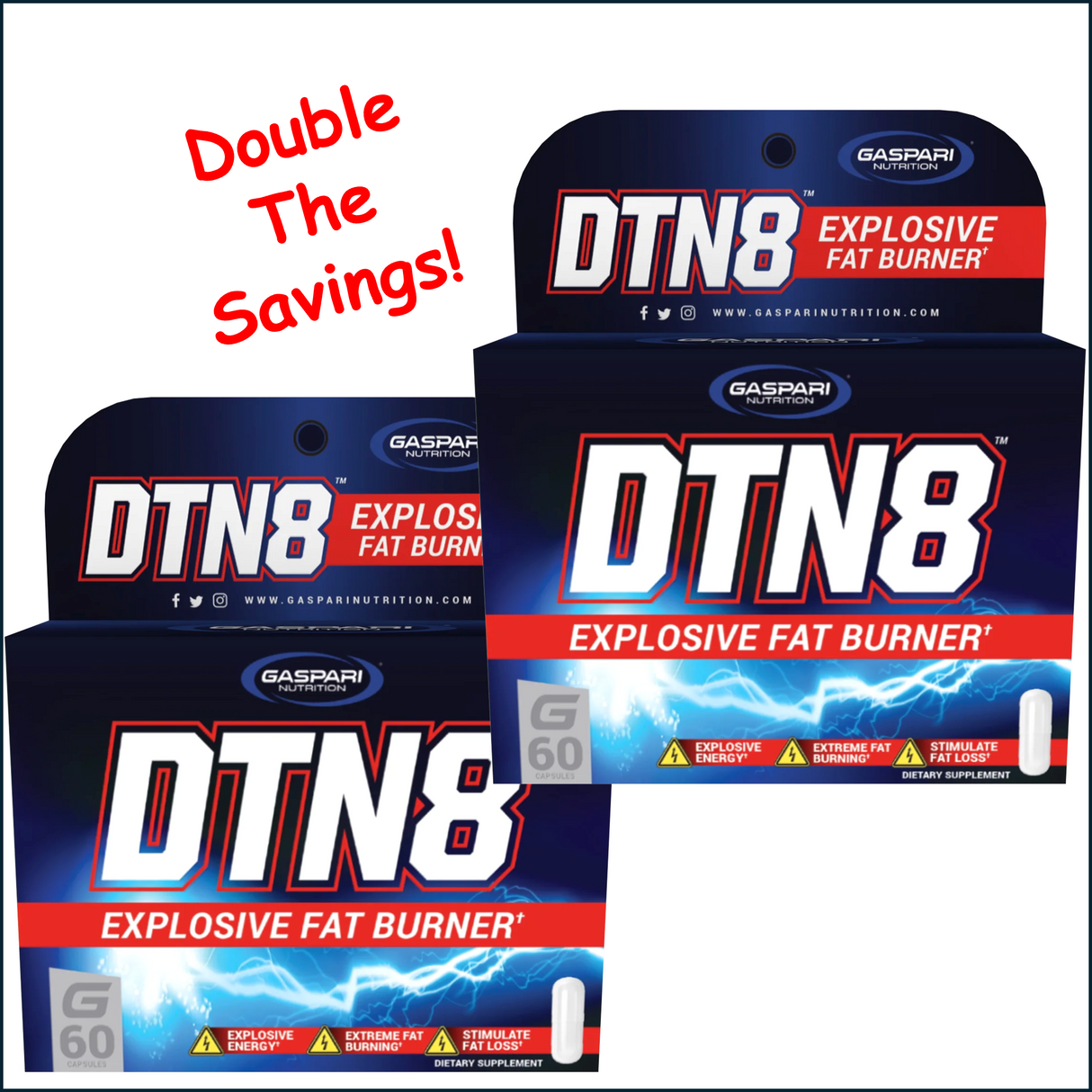 Gaspari DTN8, 2 x 60 Capsules