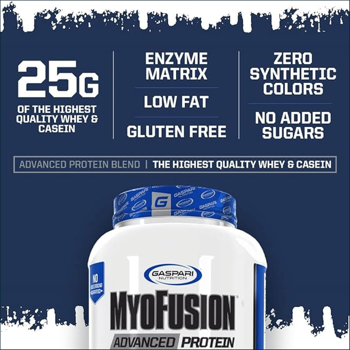 Gaspari Nutrition MyoFusion Advanced Protein, 4lbs Protein Gaspari Nutrition