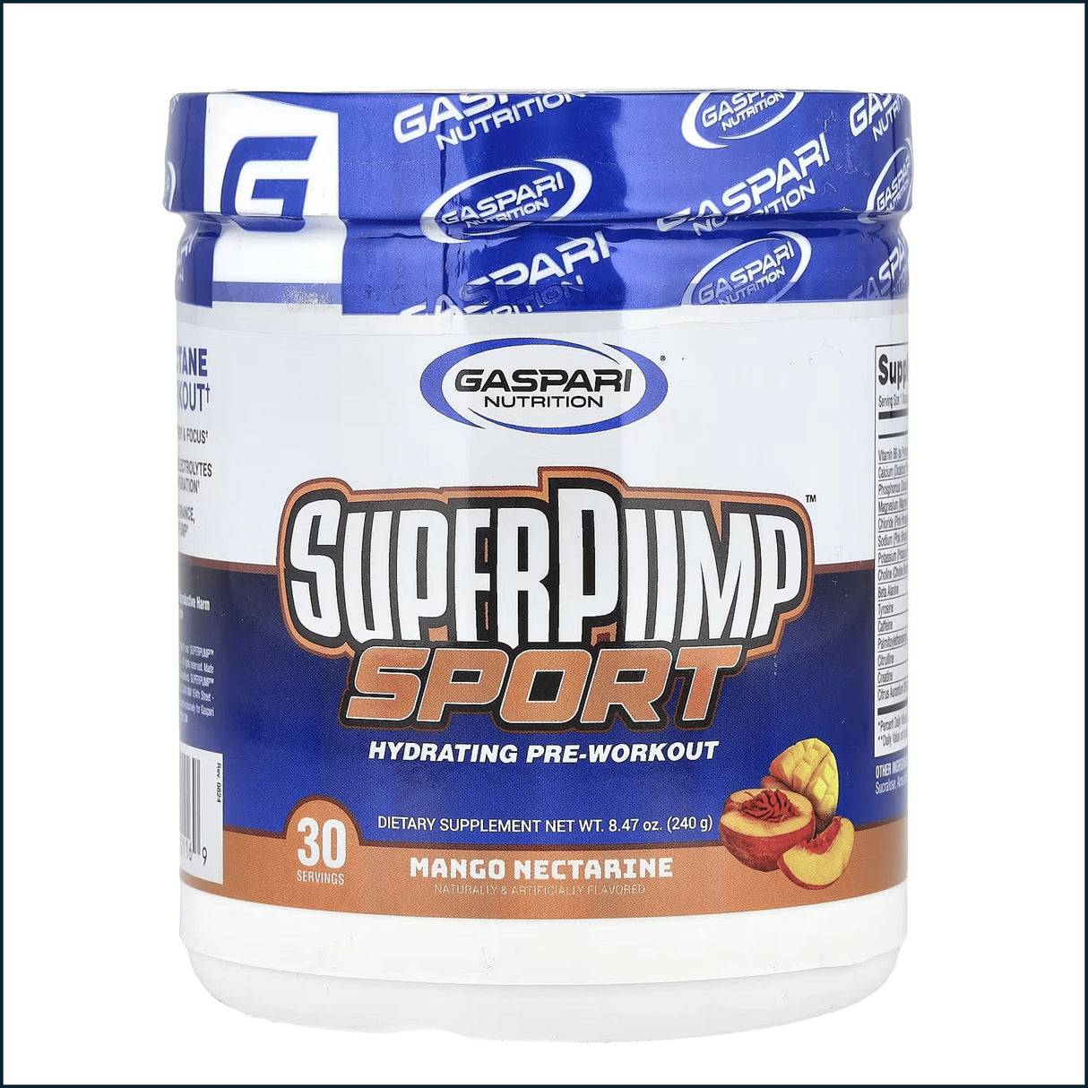 Gaspari Nutrition SuperPump Sport, 30 Servings Pre-Workout Gaspari Nutrition