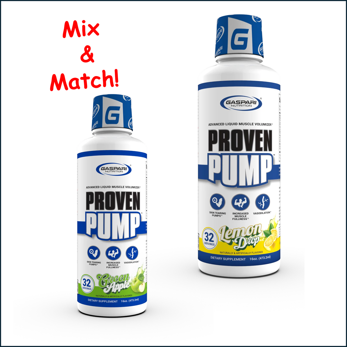 Gaspari Proven Pump Liquid 2 Pack | Nitric Oxide Pump Support