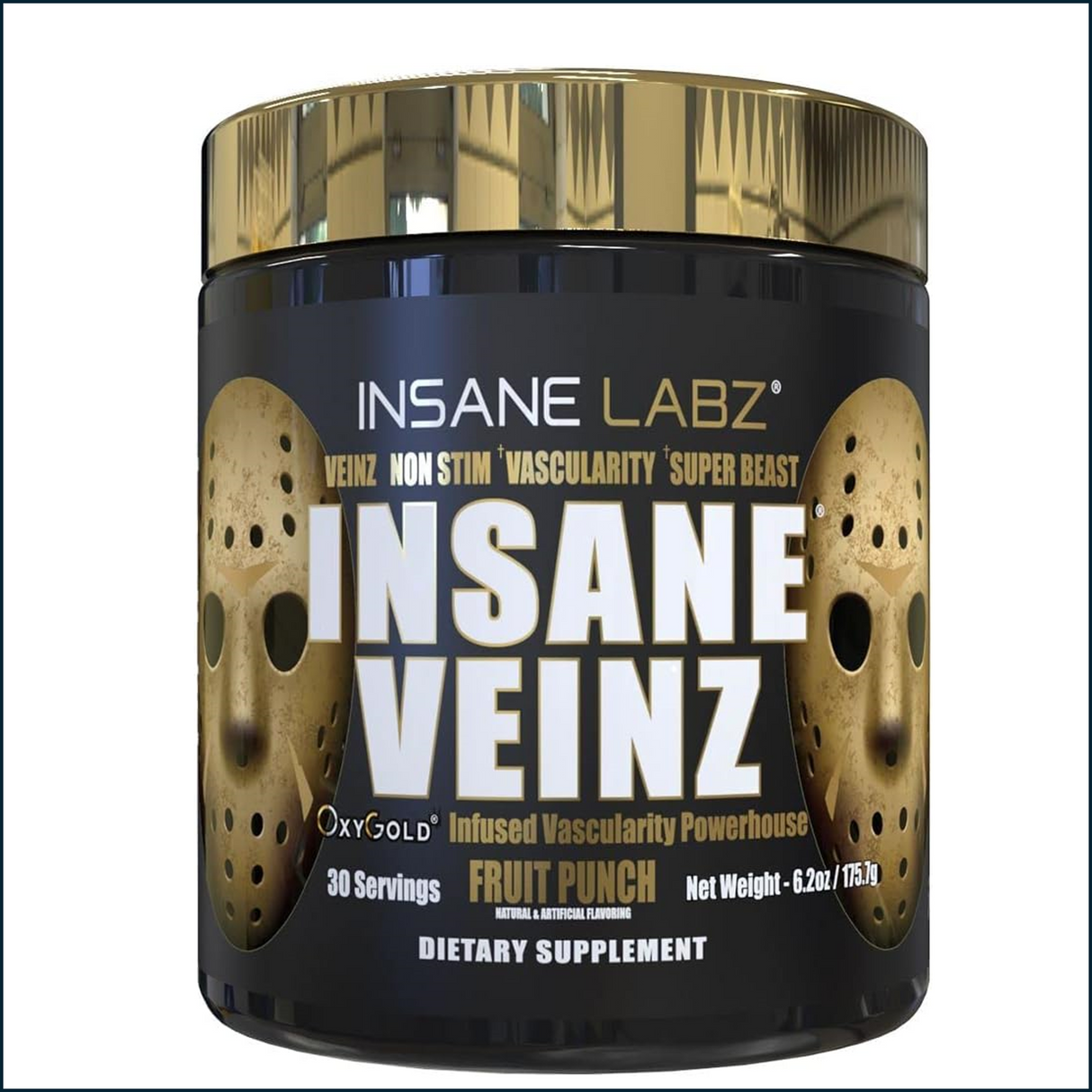 Insane Labz Insane Veinz Gold, 30 Servings