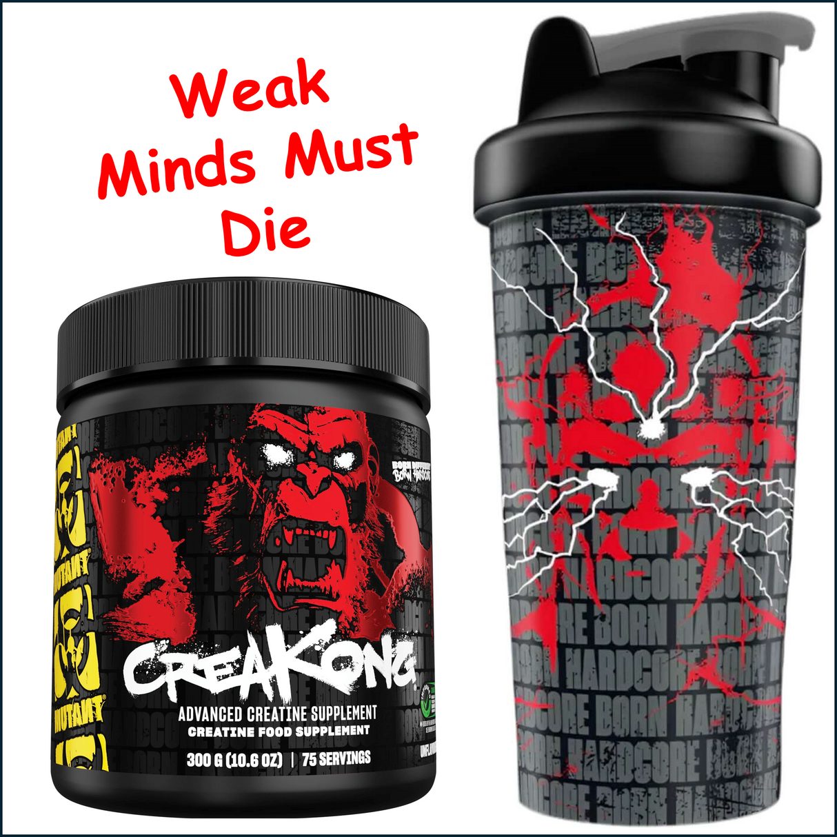 Mutant Creakong, 75 servings - Free Shaker