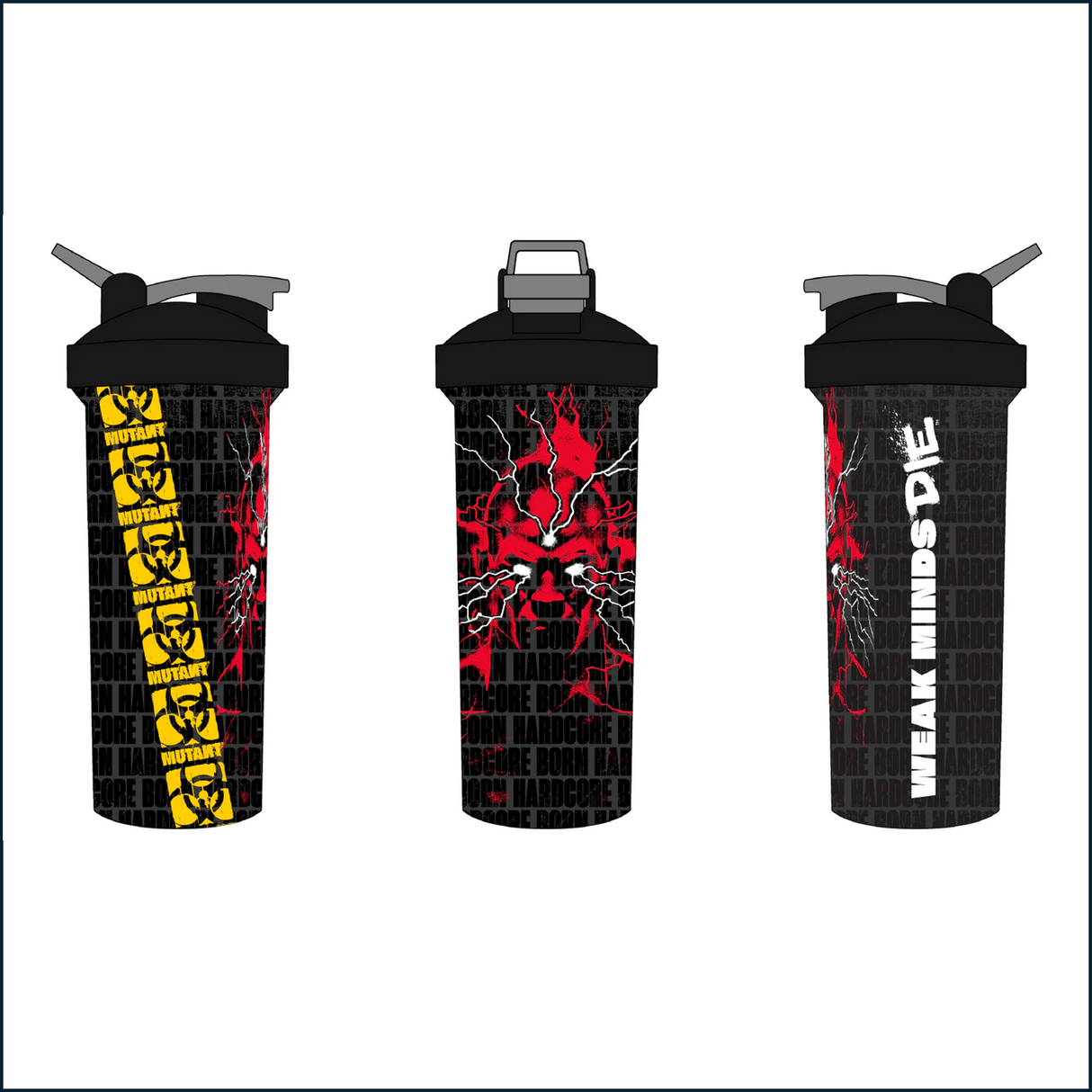 Mutant “Weak Minds Die” Shaker Cup, 28oz