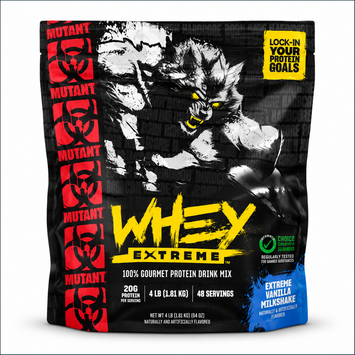 Mutant Whey Extreme, 4lbs