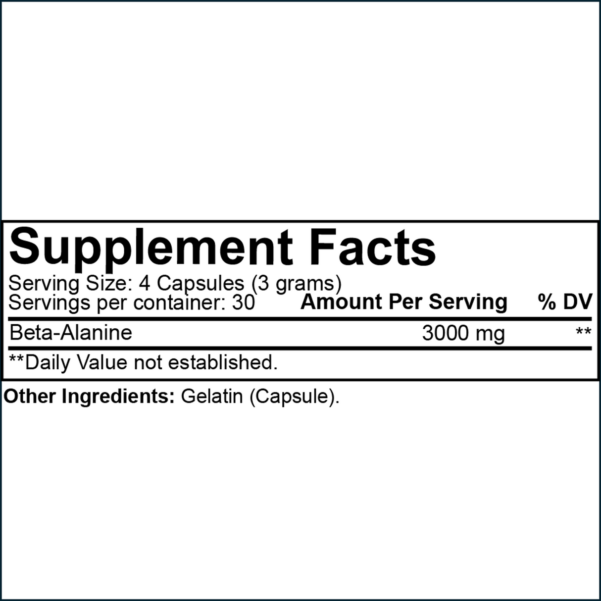 Nutrakey Beta Alanine, 120 Capsules