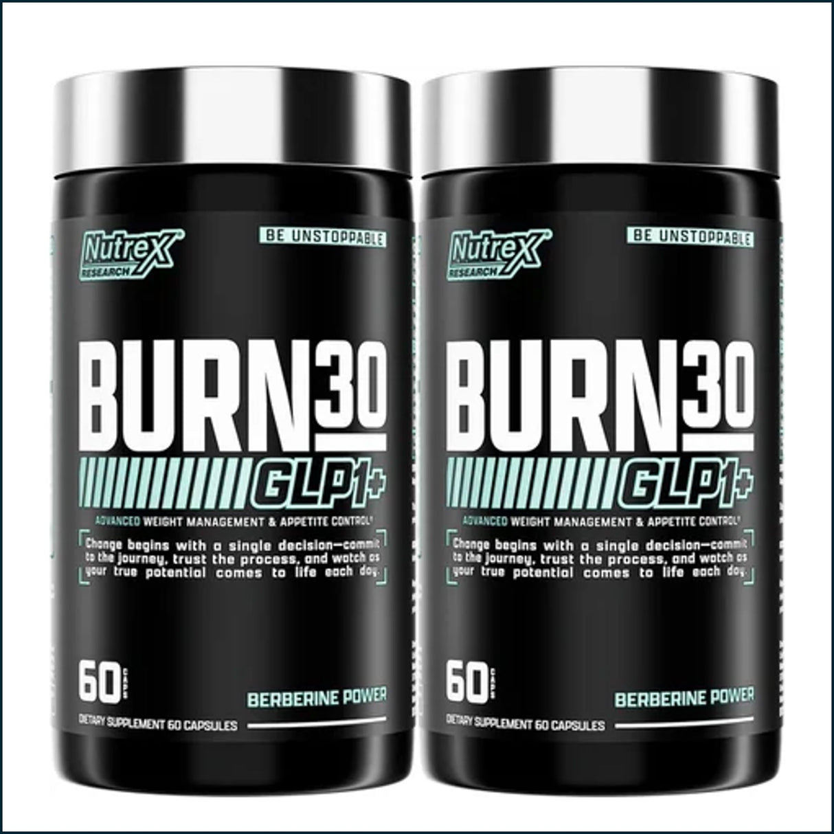Nutrex Burn30 GLP1+ Control, 2 x 60 Capsules Weight Loss Nutrex Research