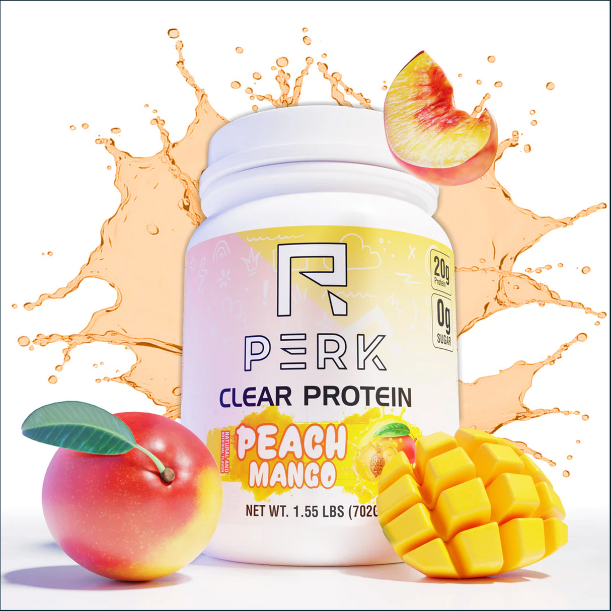 Perk Clear Protein, 2 x 1.55lbs