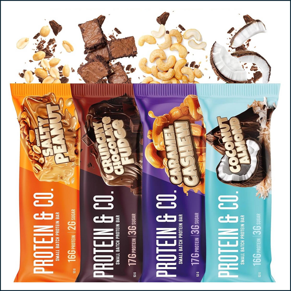 Nutraphase Protein & Co Protein Bar, Box of 12