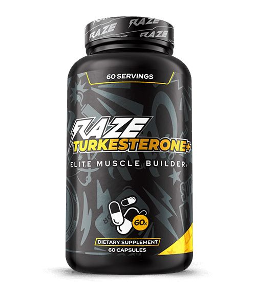 Repp Sports Raze Turkesterone+ Elite Muscle Builder, 60Serv Testosterone Boosters Repp Sports