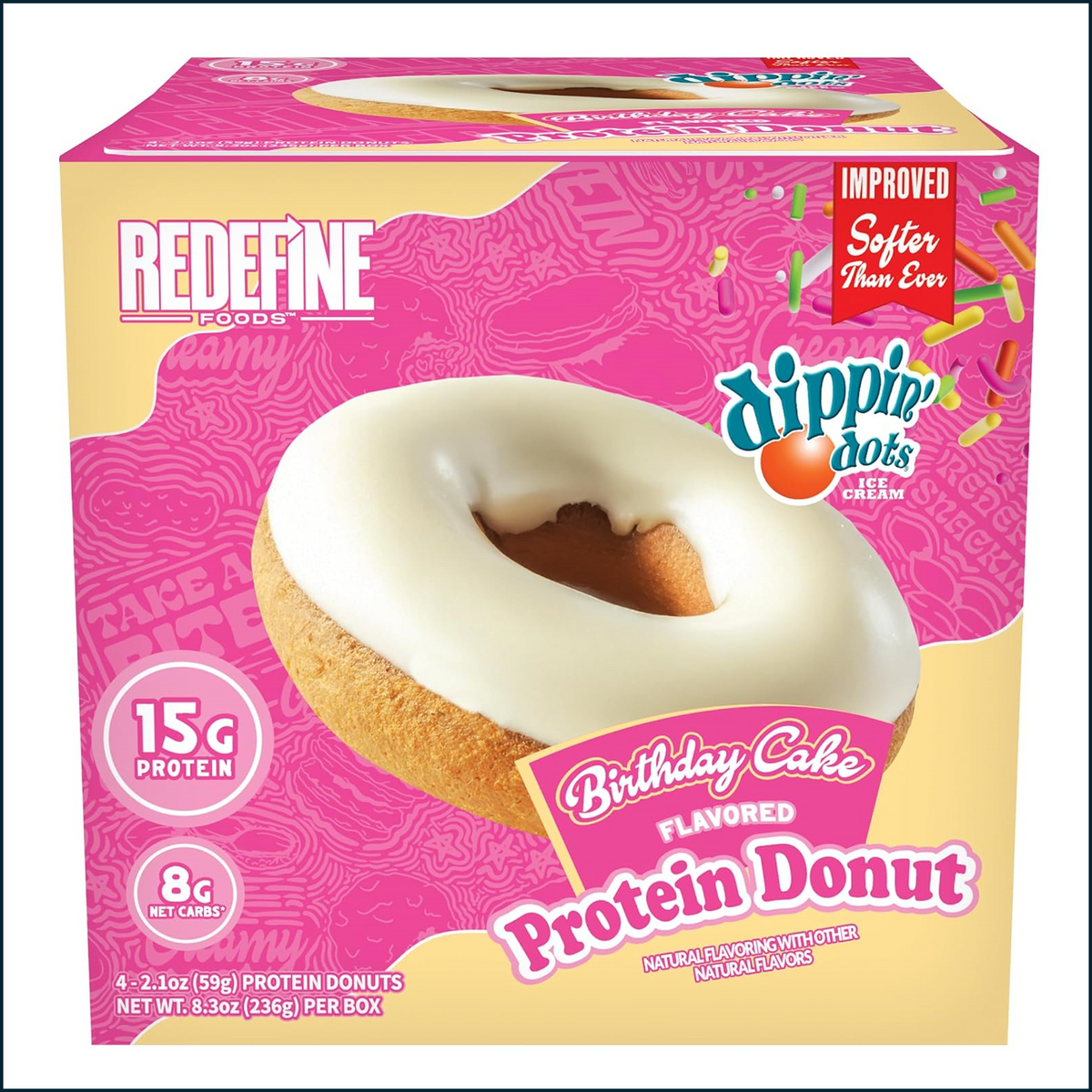 Redefine Protein Donuts, 8 Pack