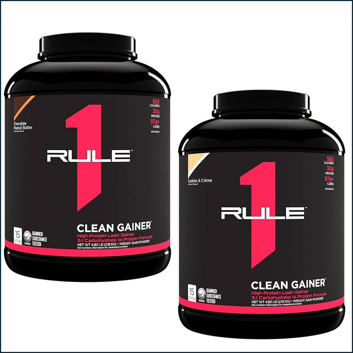 Rule 1 R1 Clean Gainer, 10lbs - 30 Servings Weight Gainer Rule1