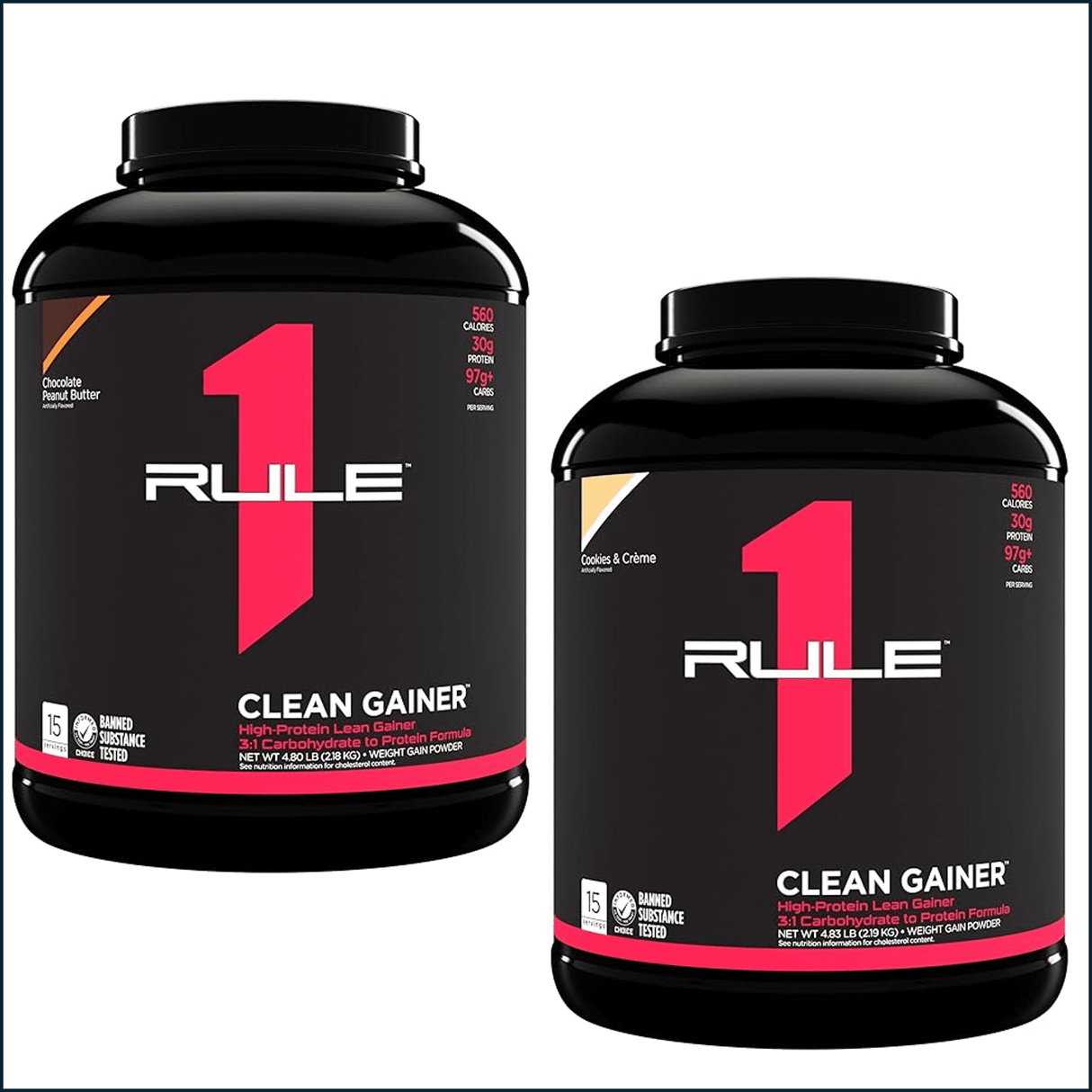 Rule 1 R1 Clean Gainer, 2 x 5lbs
