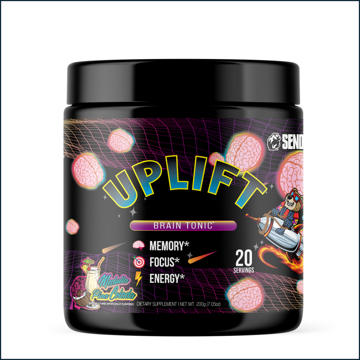 Sender Brand Uplift Powder, 40 Servings