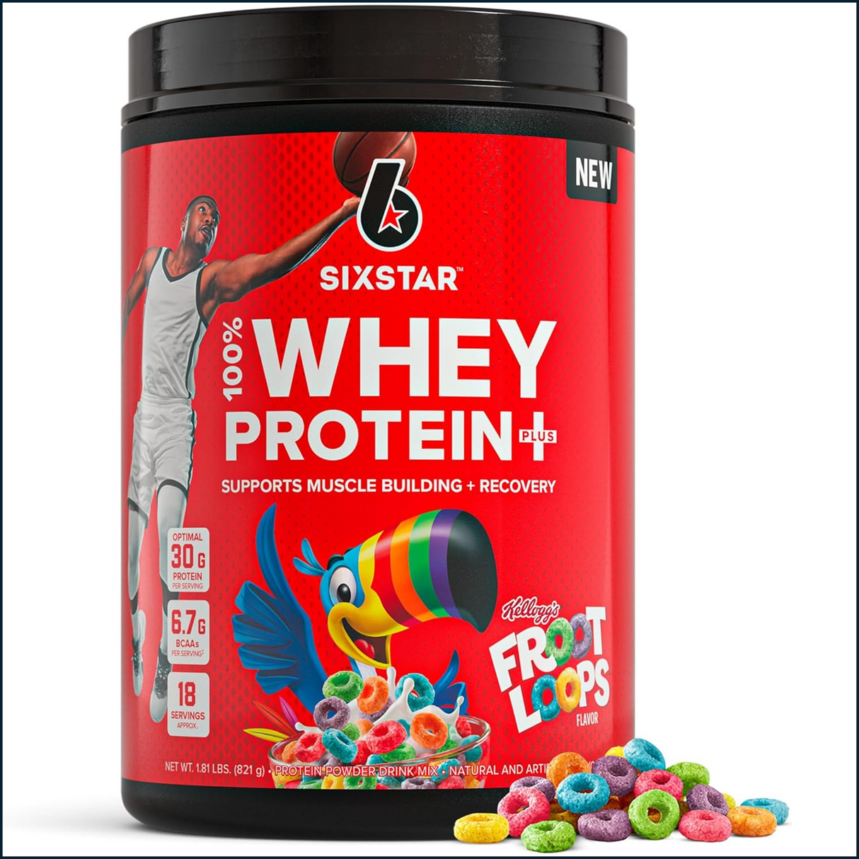 Six Star 100% Whey Protein Plus, 1.8 lbs