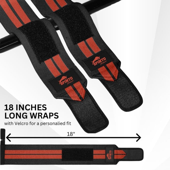 Spinto Fitness 18" Wrist Straps, SP-103