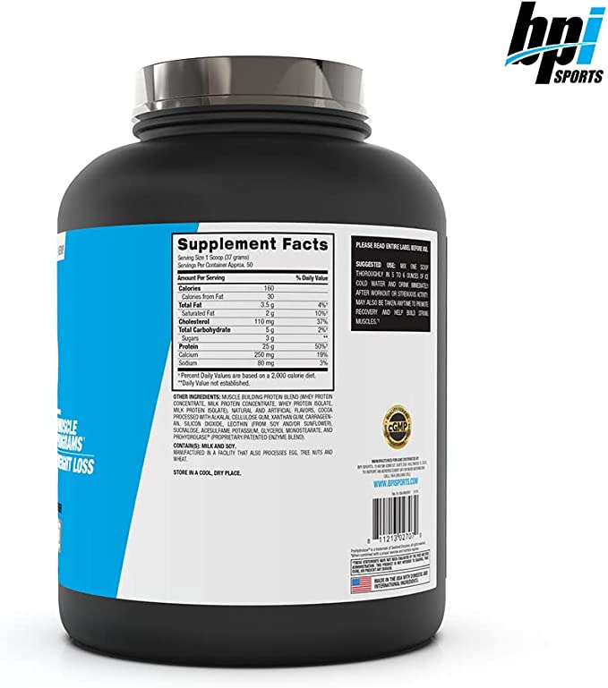 BPI Sports Whey HD, 4lbs - 50 Servings