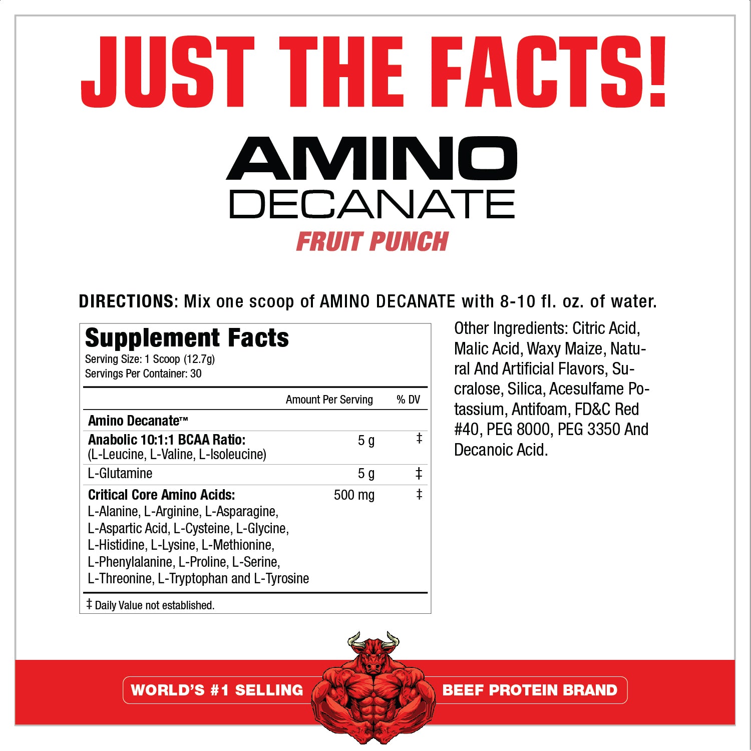 MuscleMeds Amino Decanate - 30 Servings
