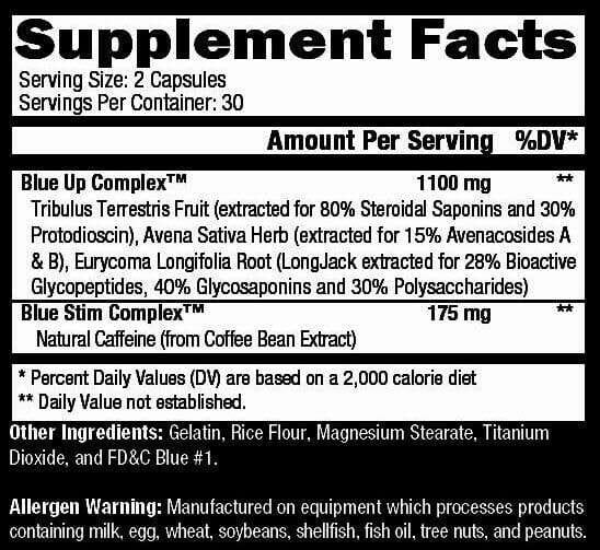 Controlled Labs Blue Up, 30 Servings Testosterone Boosters Controlled Labs