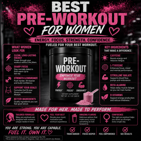 Best pre-workout supplements for women