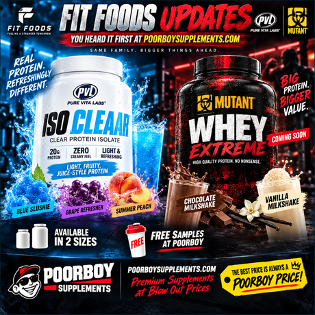 Big Changes Coming From Fit Foods: New PVL & MUTANT Protein for 2026