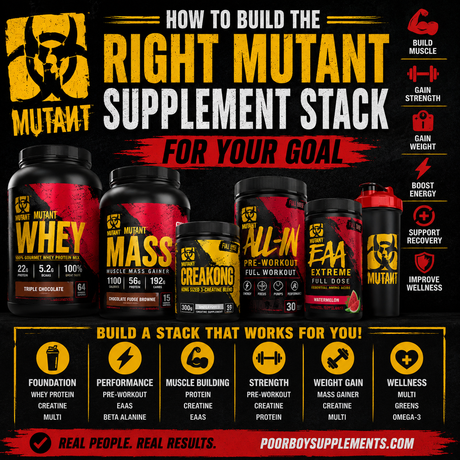 How to Build the Right Mutant Supplement Stack for Your Goal