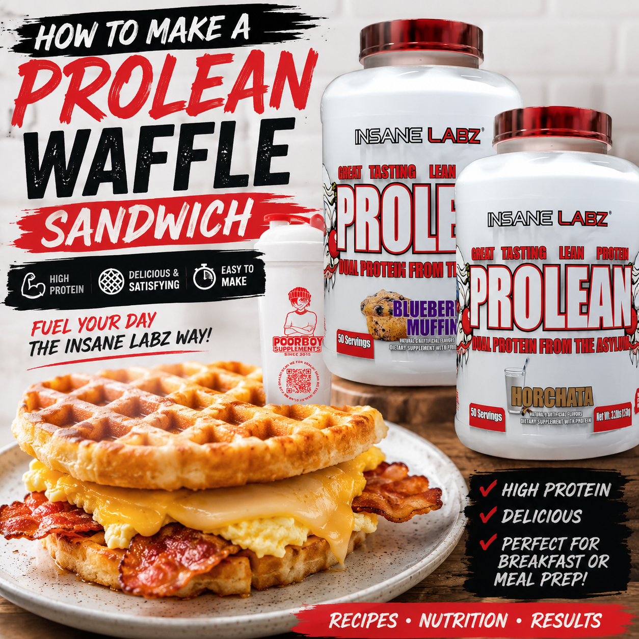 How to make a ProLean Waffle Sandwich