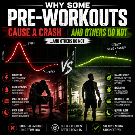 Why Some Pre-Workouts Cause a Crash and Others Do Not
