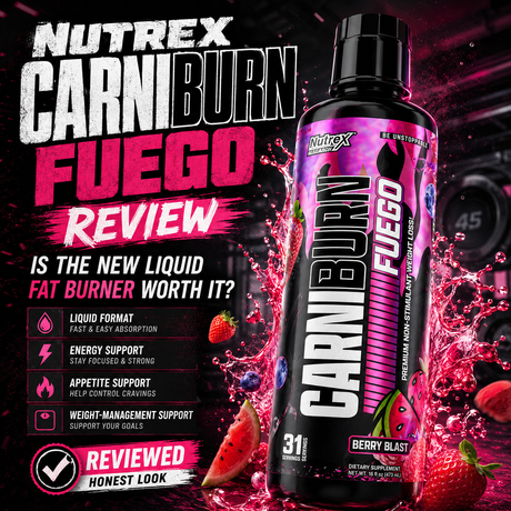 Nutrex CarniBurn Fuego liquid fat burner review