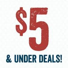 Under $5.00
