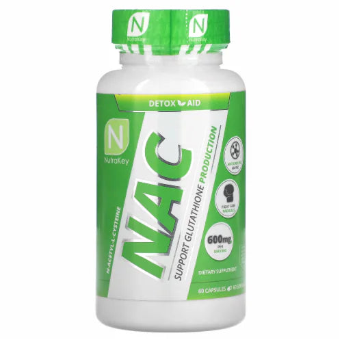 NutraKey NAC 600mg, 60 Capsules