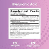 Jarrow Formulas Hyaluronic Acid, 120 Veggie Caps