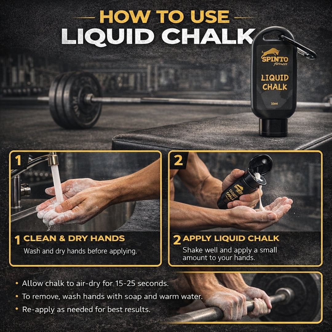 Spinto Fitness Performance Liquid Chalk, 50ml or 100ml