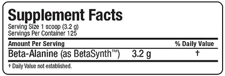 Allmax Beta-Alanine, 400 Grams - 125 Serv