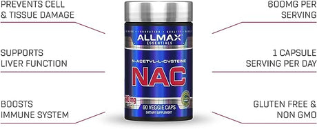 Allmax NAC Immune Support , 60 Veggie Caps