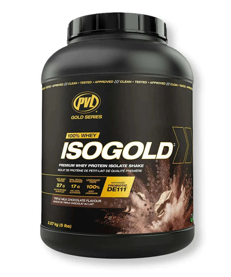 PVL ISO Gold, 5lbs 70 Servings + Free EAA + BCAA Complete 10 Serv CLEARANCE PVL - Pure Vital Labs 