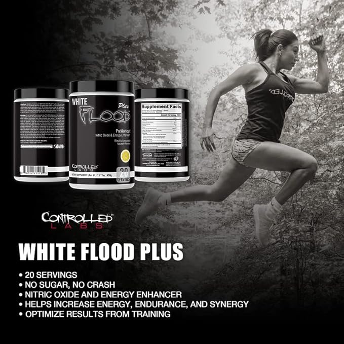 Controlled Labs White Flood Plus Pre-Workout, 20 Servings