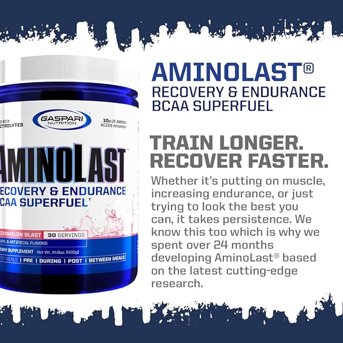 Gaspari Nutrition Aminolast BCAAs, 30 Servings